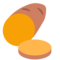 Roasted Sweet Potato emoji on Mozilla